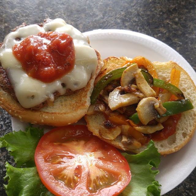 Salsa Swiss Burger
