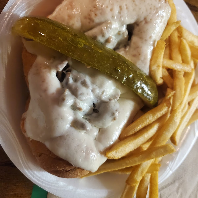 Italian Cheese Steak with Fries