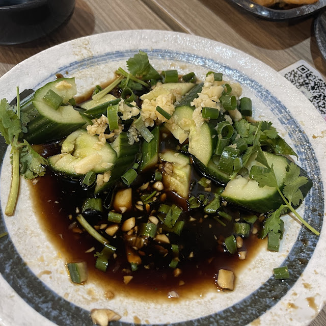 Szechuan Style Cucumber Salad