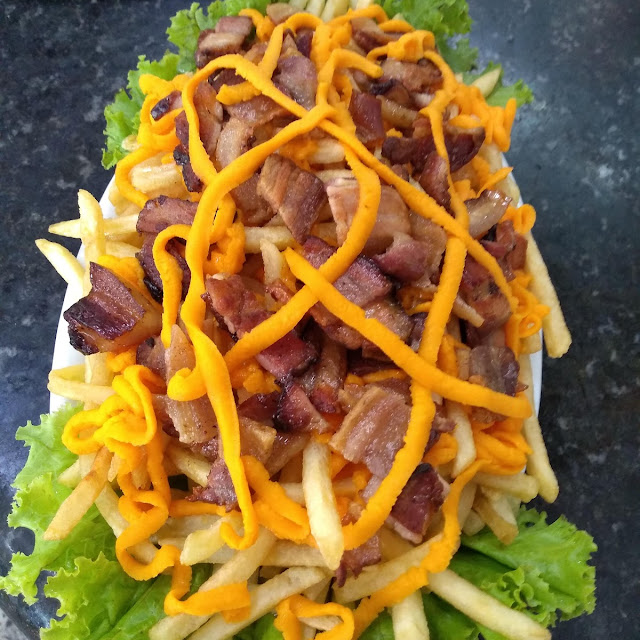 Porção de Batata Bacon Cheddar