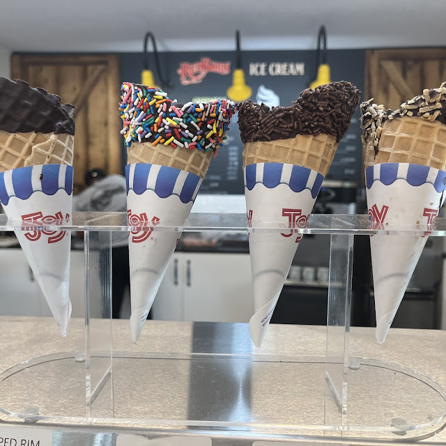 Chocolate Dipped Waffle Cone