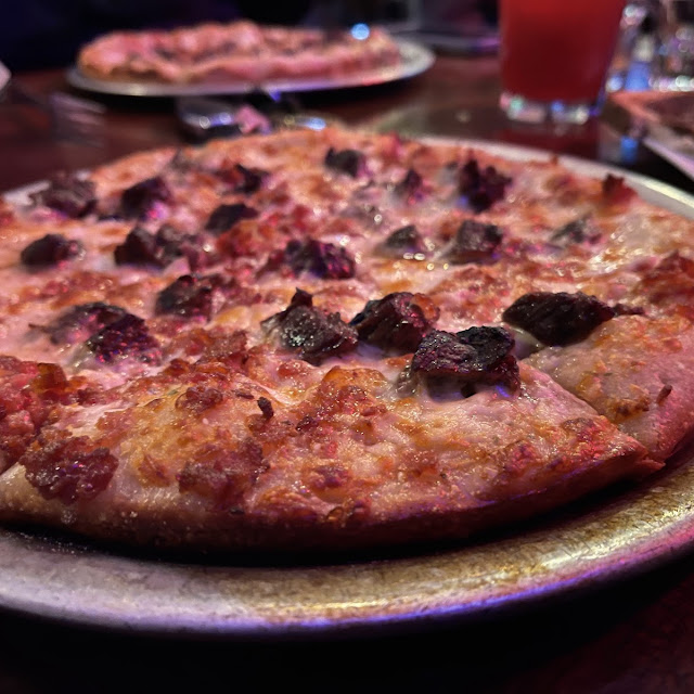 Steak Carbonara Pizza
