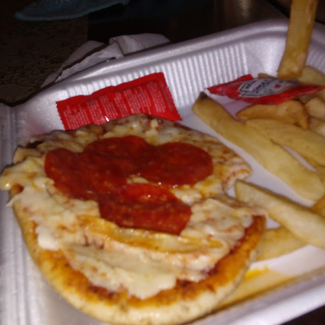 Pepperoni Pizza and Fries Individual