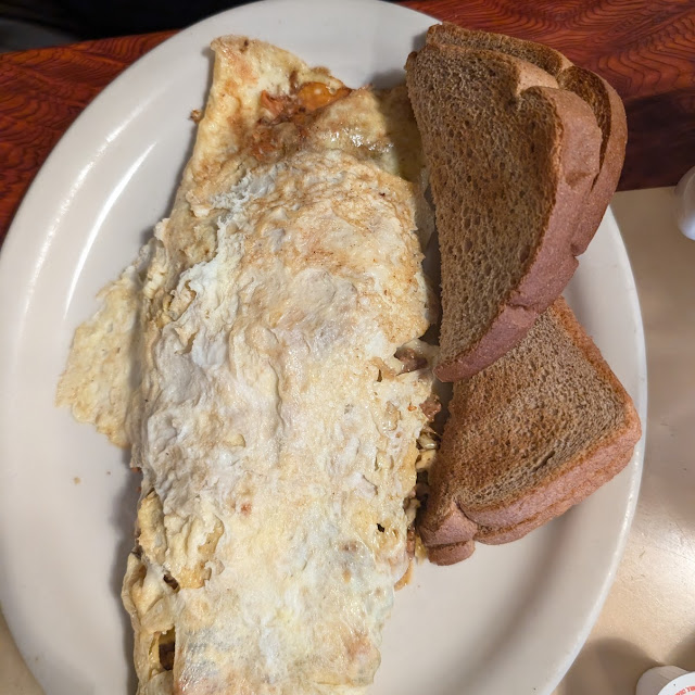 Chopped Cheese Omelette