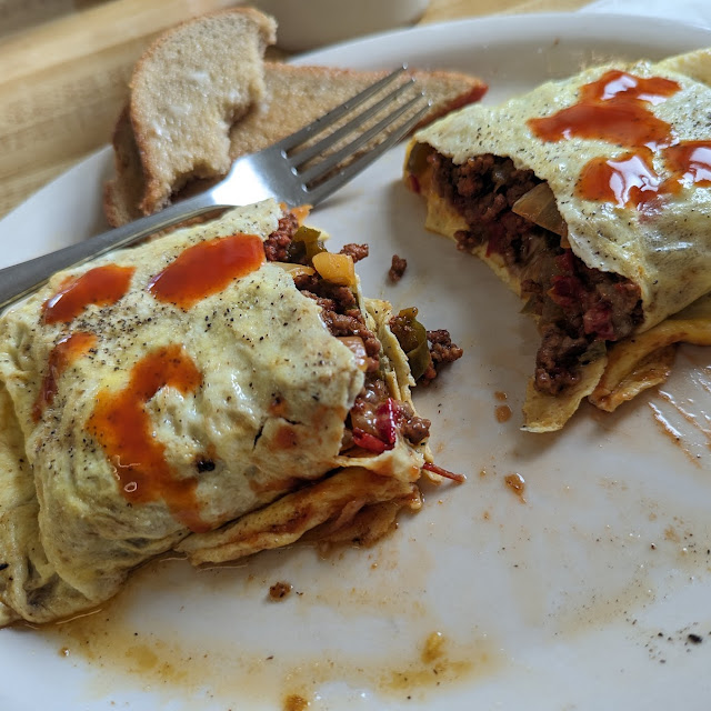 Chop Cheese Omelette