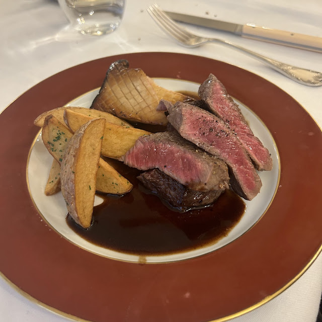 Entrecôte Frites Champignons