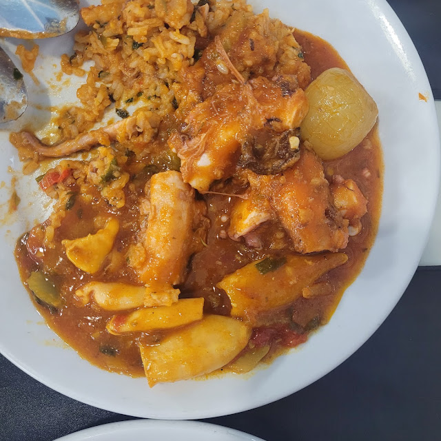 Lula Polvo E Risoto de Camarão