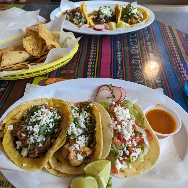 Barbacoa Taco Chicken Taco Shrimp Taco