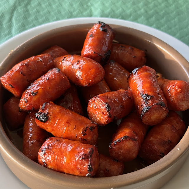 Fried Mini-Chorizo Sausage