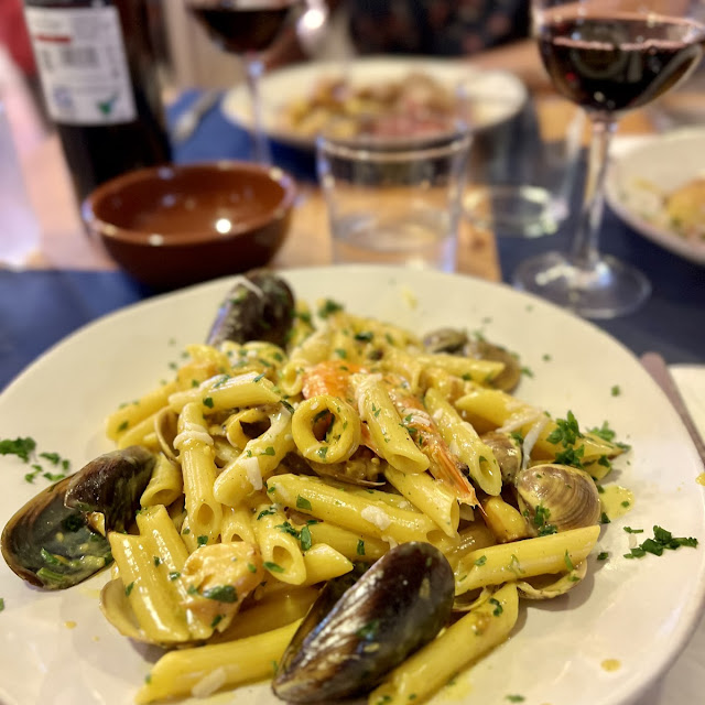 Pasta Carbonara Marinera