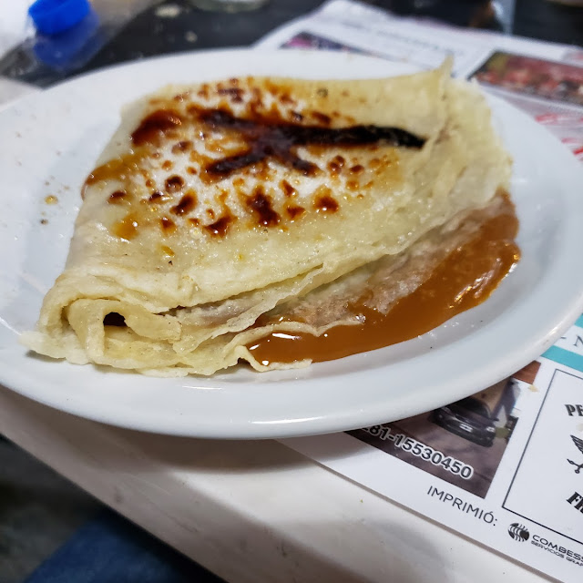 Panqueque Con Dulce de Leche