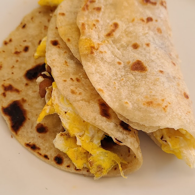 Bacon and Egg Tacos