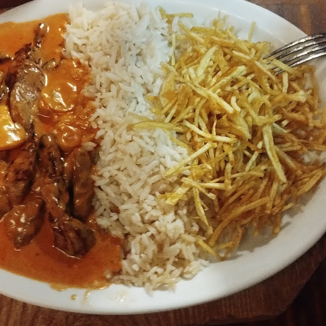 Carne Arroz Y Papas