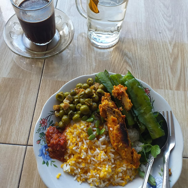 Nasi Jagung Pepes Tongkol Oseng Pokak