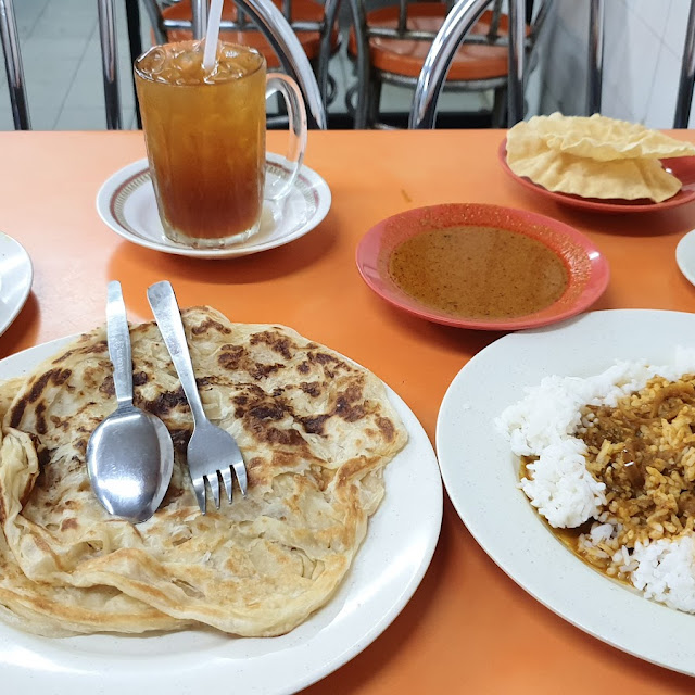 Roti Canai Telur and Roti Canai Telur Bawang