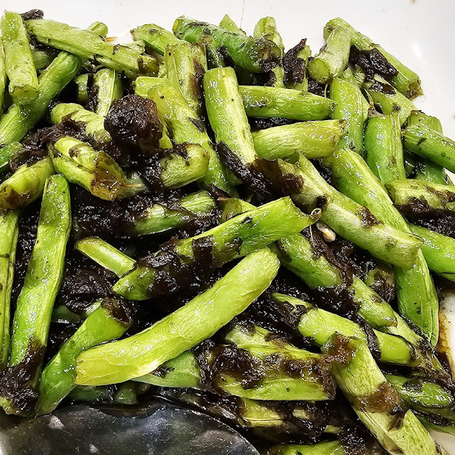 Fried Green Bean with Olive Vegetable