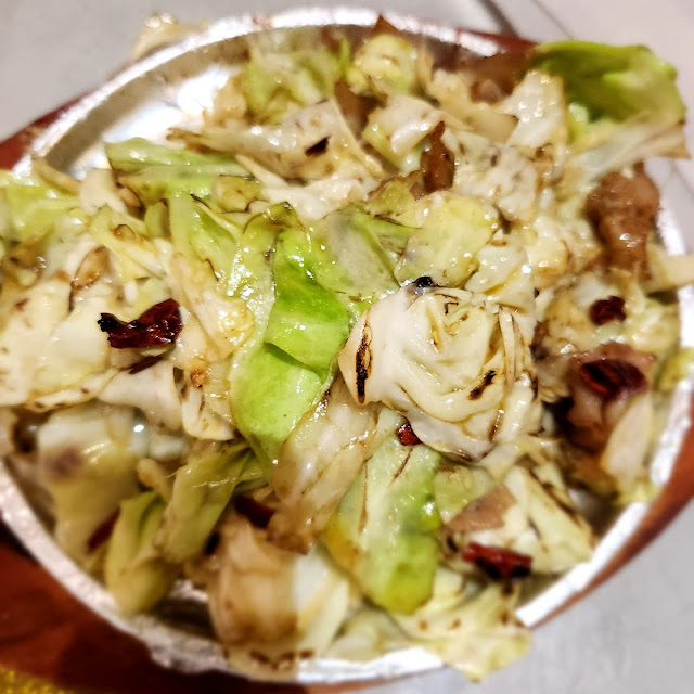 Cabbage Fried Dried Chili