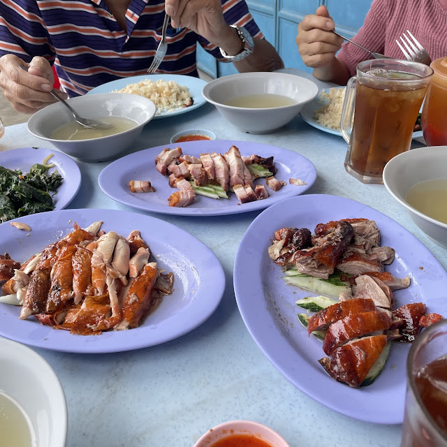 Roast Chicken Roast Duck and Barbecued Pork
