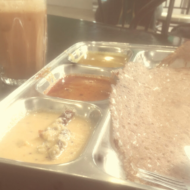 Thosai with Coconut Paste