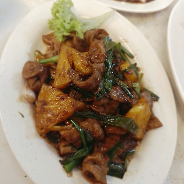 黄梨炒大肠