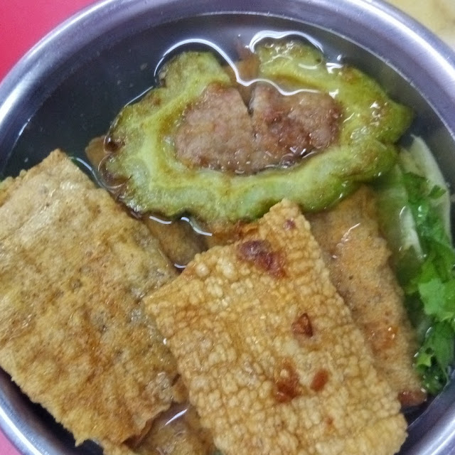 Fried Beancurd and Bitter Gourd