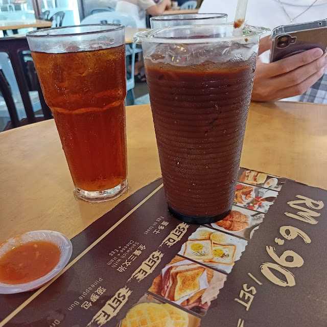 Chinese Tea Ice & 3 Layer Coffee