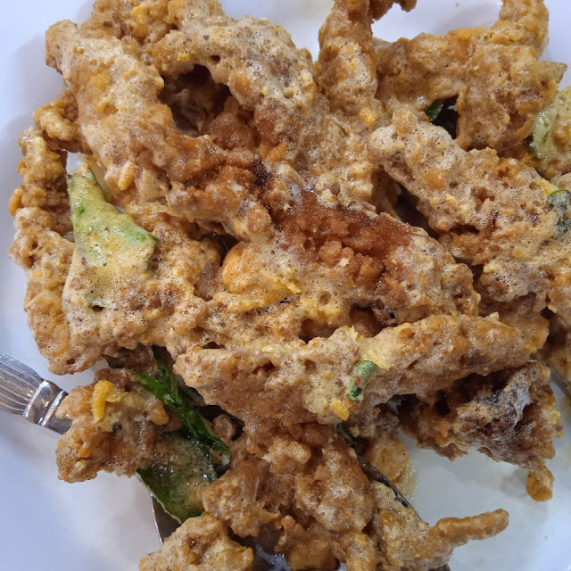 Salted Egg Mantis Prawns