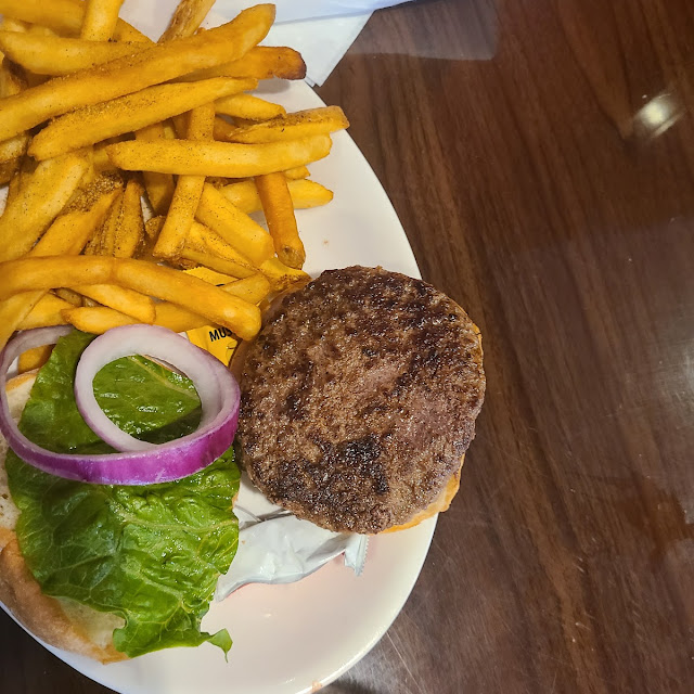 Hamburger with Fries