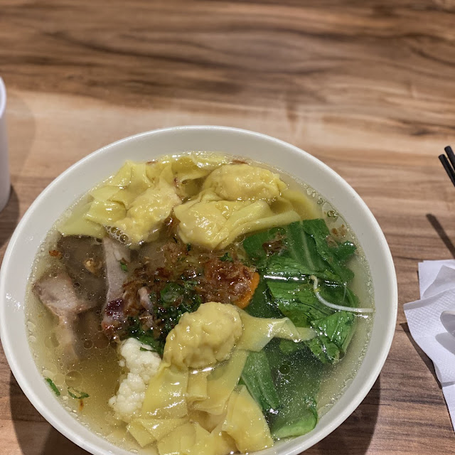 Prawn Dumpling & BBQ Pork Noodle Soup