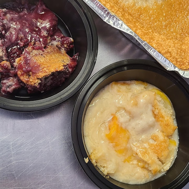 Blackberry and Peach Cobbler