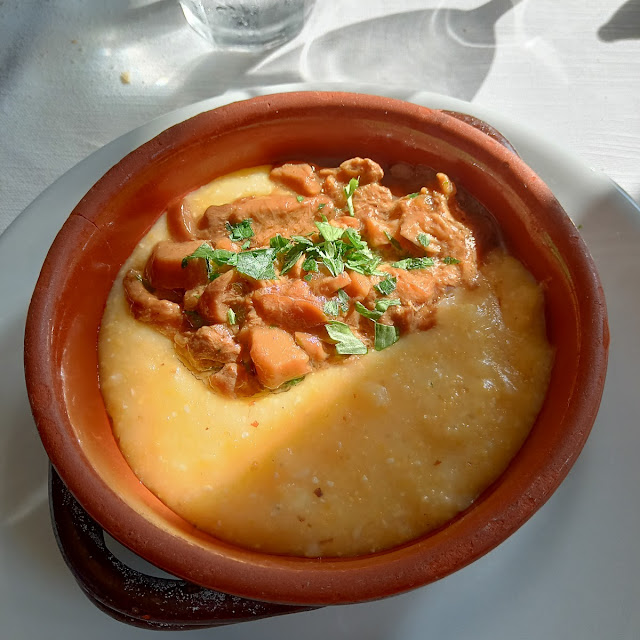 Polenta Concia Con Funghi Porcini Trifolati