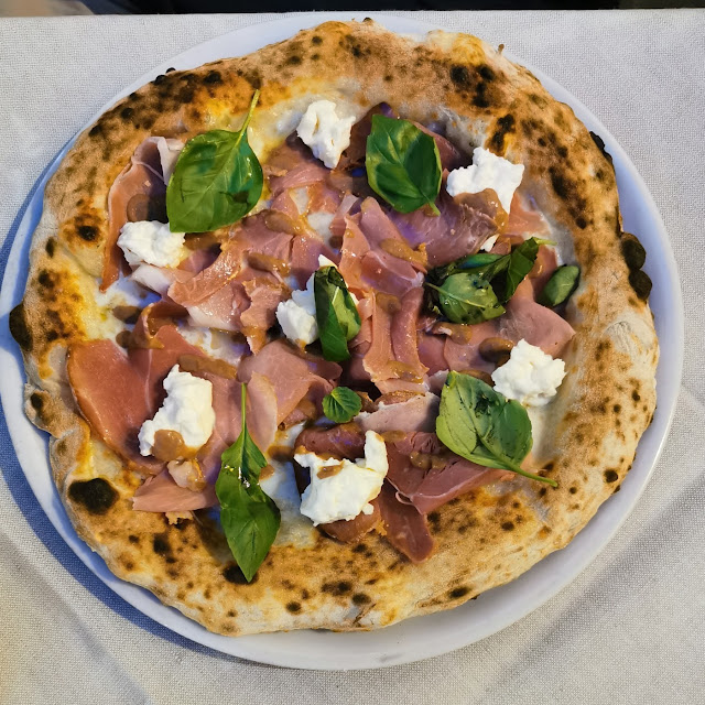 With Stracchino Cheese And Parma Ham