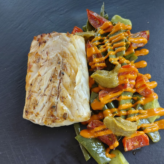 Trancio Di Spigola Con Verdure Di Tradizione