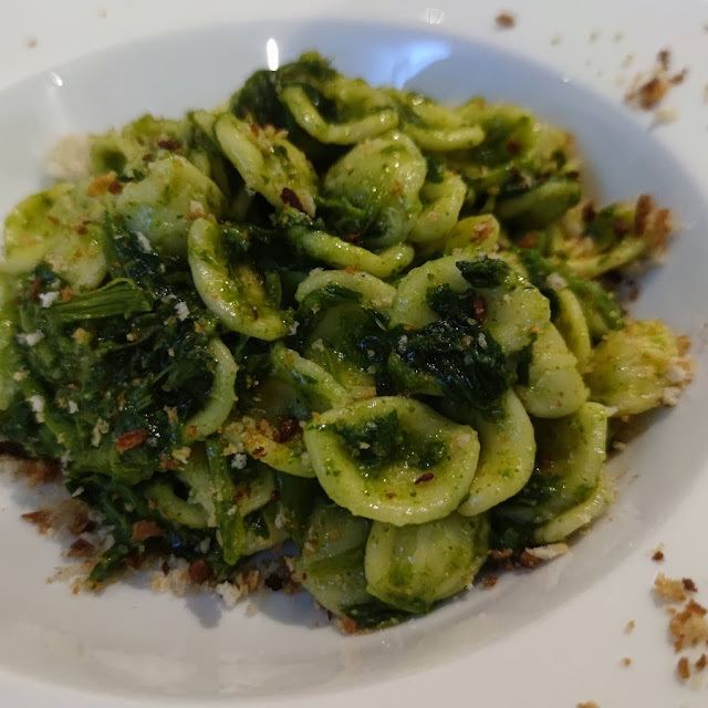 Orecchiette Con Tonno Fresco Gamberi E Zucchine
