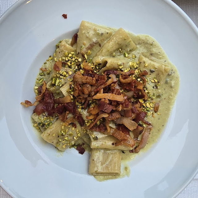 Paccheri Al Pistacchio E Guanciale Croccante