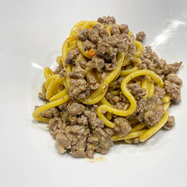 Homemade Bigoli With Duck Ragout