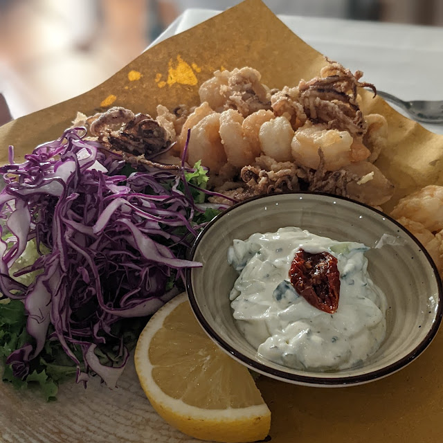 Frittura Di Pesce Calamari E Gamberetti