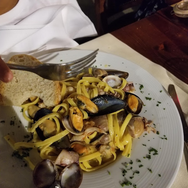 Pici with Seafood
