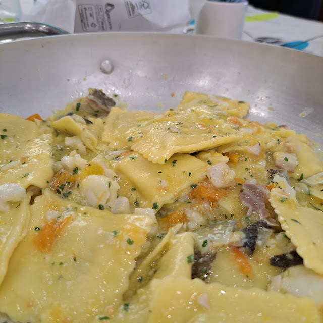 Ravioli Con Baccalà E Pomodorini Gialli