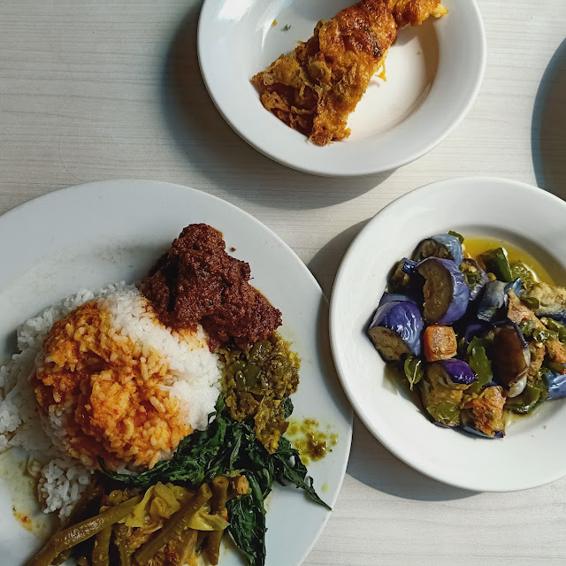 Paket Nasi Padang Rendang Daging