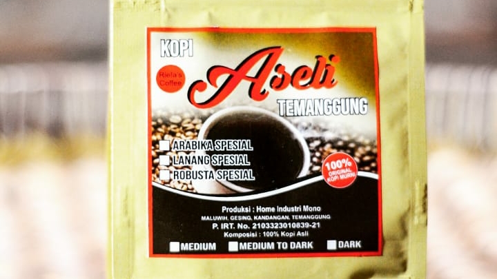 Roasting dan Kopi Aseli Temanggung