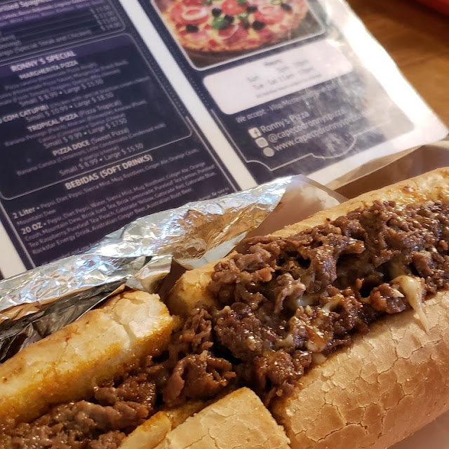 Steak and Cheese with BBQ Sauce