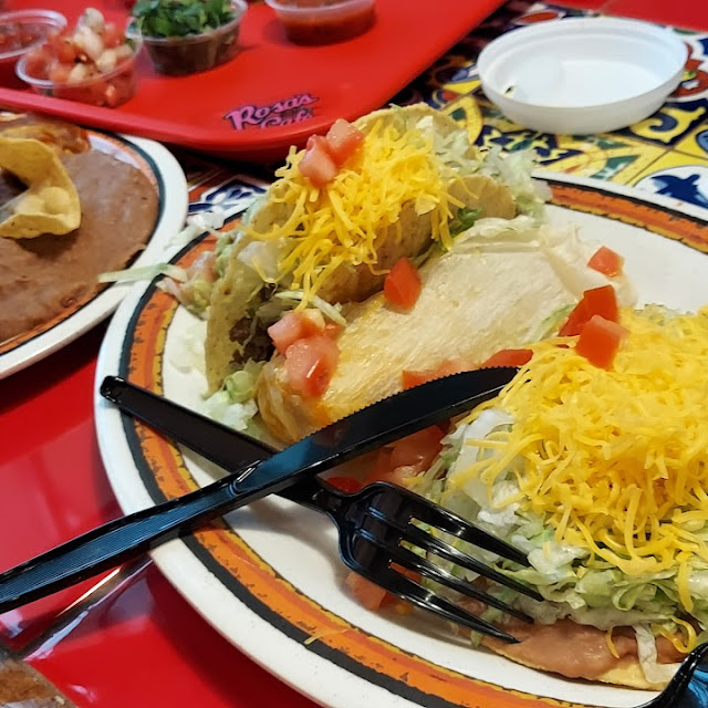 Deluxe Mexican Plate with Guacamole Taco Enchilada Tamale Tostada