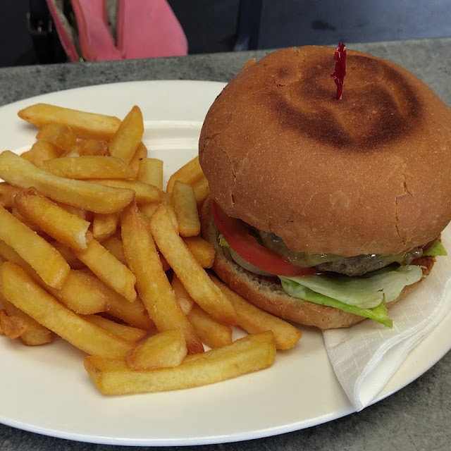 Hamburger and Fries