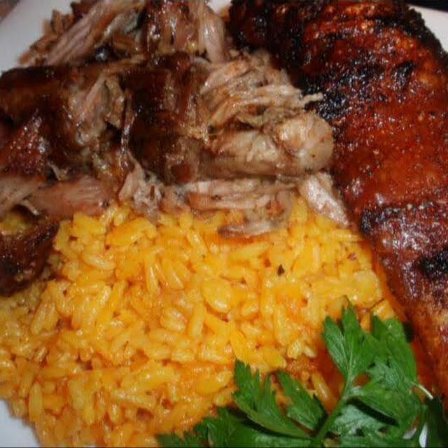 Pernil Y Arroz Amarillo