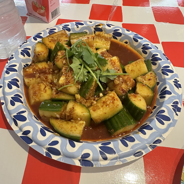 Spicy Cucumber with Garlic Sauce