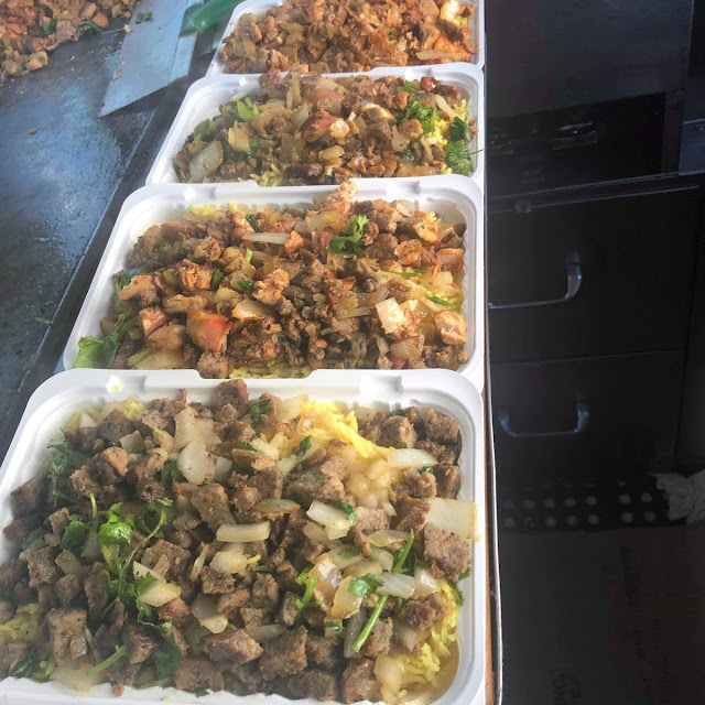 Lamb over Rice and Combo over Rice