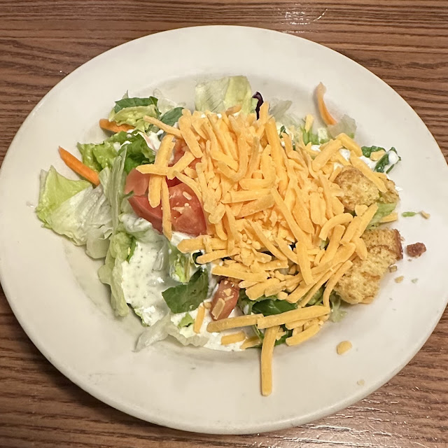 Green Salad with Ranch Dressing