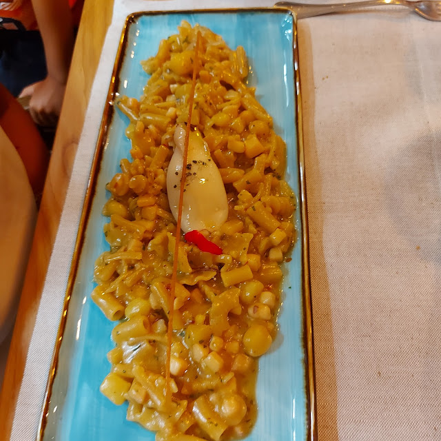 Pasta Mista Con Patate E Calamari
