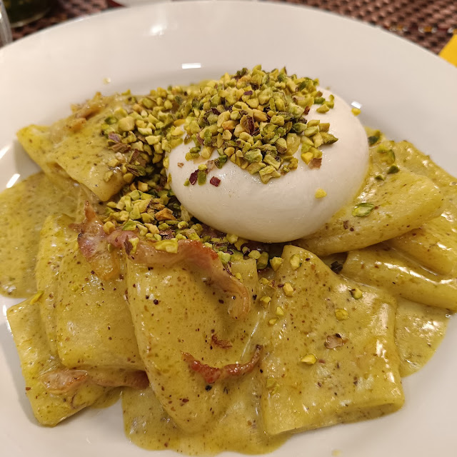 Pistachio And Burrata Pasta